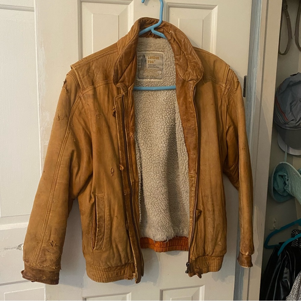 VINTAGE London Fog Suede Wool Jacket